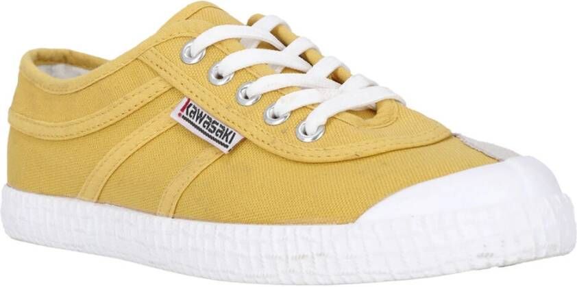 Kawasaki Originele Canvas Sneakers Yellow Heren