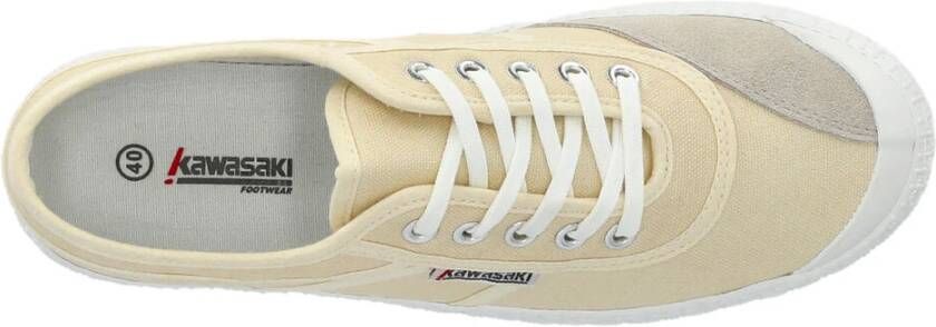 Kawasaki Comfortabele Canvas Sneakers Beige Heren