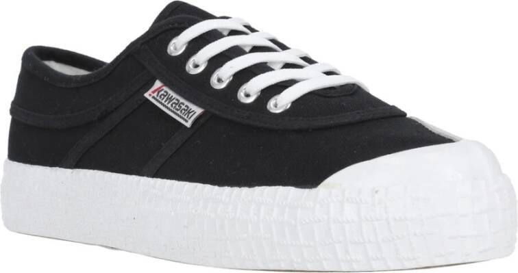 Kawasaki Comfortabele Canvas Sneakers Black Heren