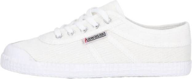 Kawasaki Corduroy Schoen Wit Minimalistisch Stijlvol White Dames