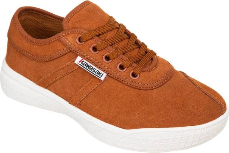 Kawasaki Suede Chunky Sneakers Brown Heren