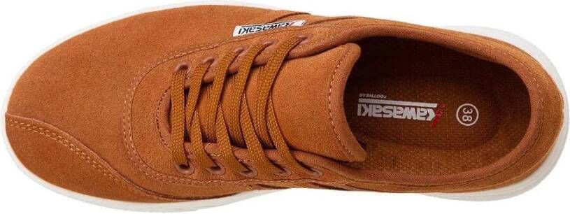 Kawasaki Suede Chunky Sneakers Brown Heren