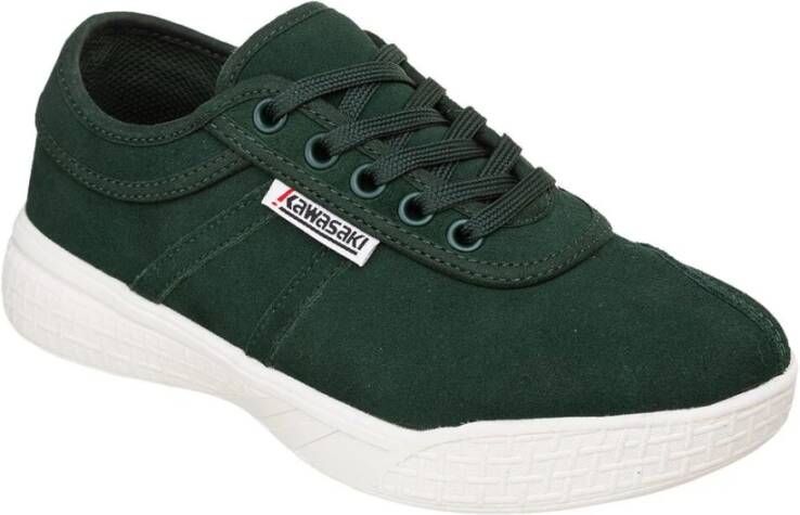 Kawasaki Leap Suède Sneakers Green Heren