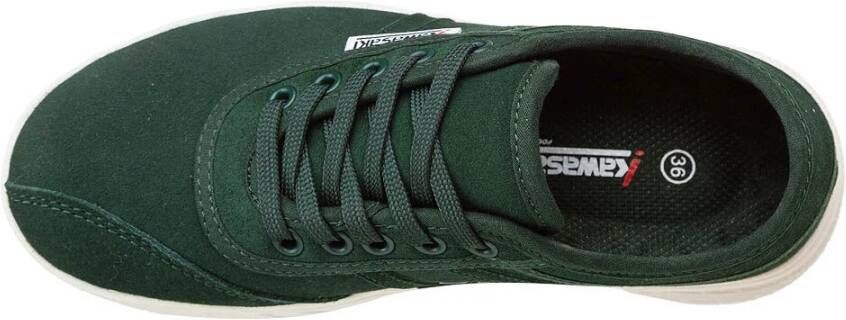 Kawasaki Leap Suède Sneakers Green Heren