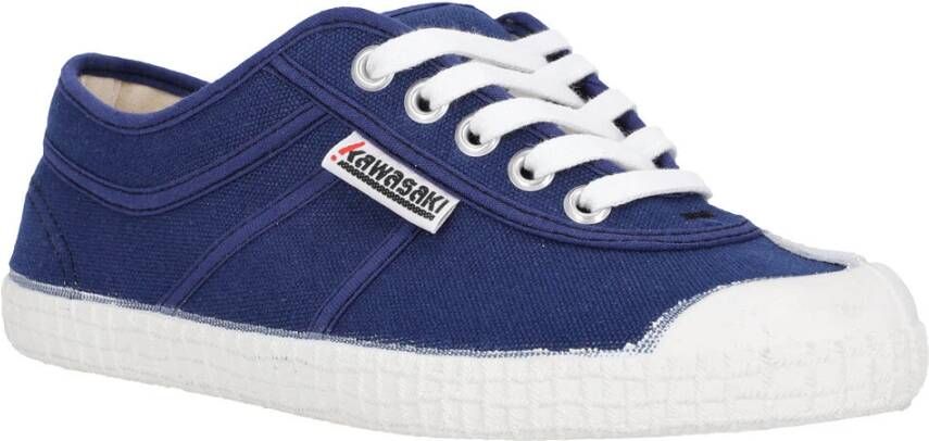 Kawasaki Legende Canvas Sneakers Blue Heren