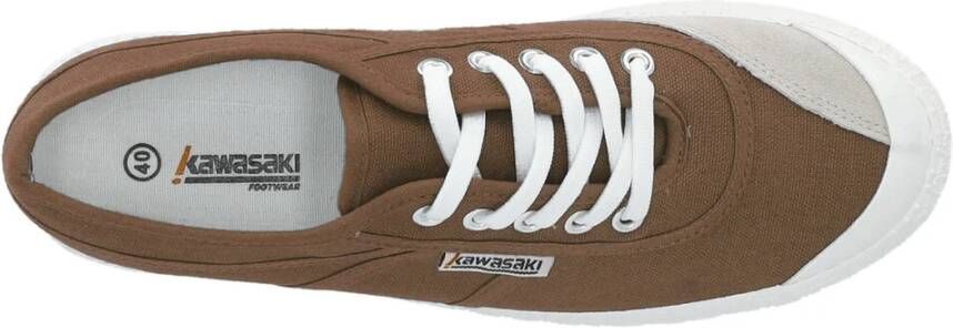 Kawasaki Originele Canvas Sneakers Brown Heren