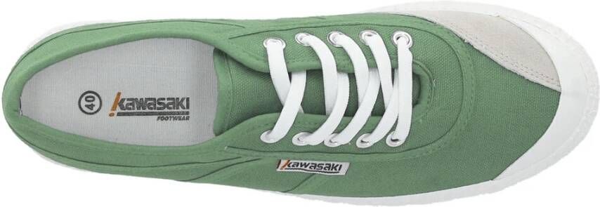 Kawasaki Originele Canvas Sneakers Green Heren