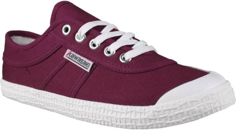 Kawasaki Originele Canvas Sneakers Purple Unisex