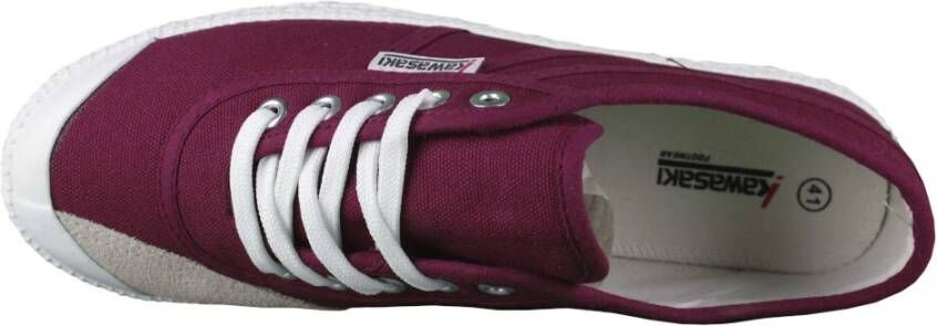 Kawasaki Originele Canvas Sneakers Purple Unisex