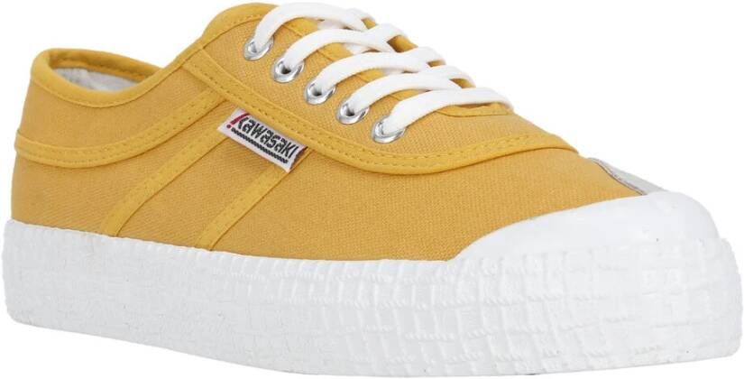 Kawasaki Originele Canvas Sneakers Yellow Heren