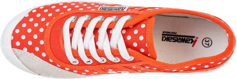 Kawasaki Polka Dot Canvas Sneakers Multicolor Dames