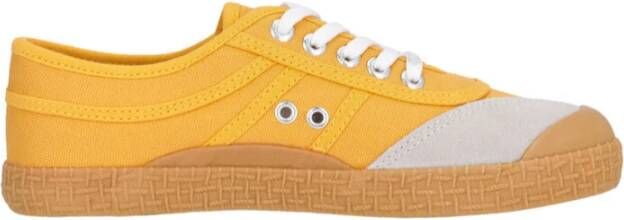 Kawasaki Pure Shoe Golden Rod Canvas Sneakers Yellow Dames