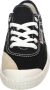 Kawasaki Zwarte Lage Vetersneakers Black Heren - Thumbnail 3