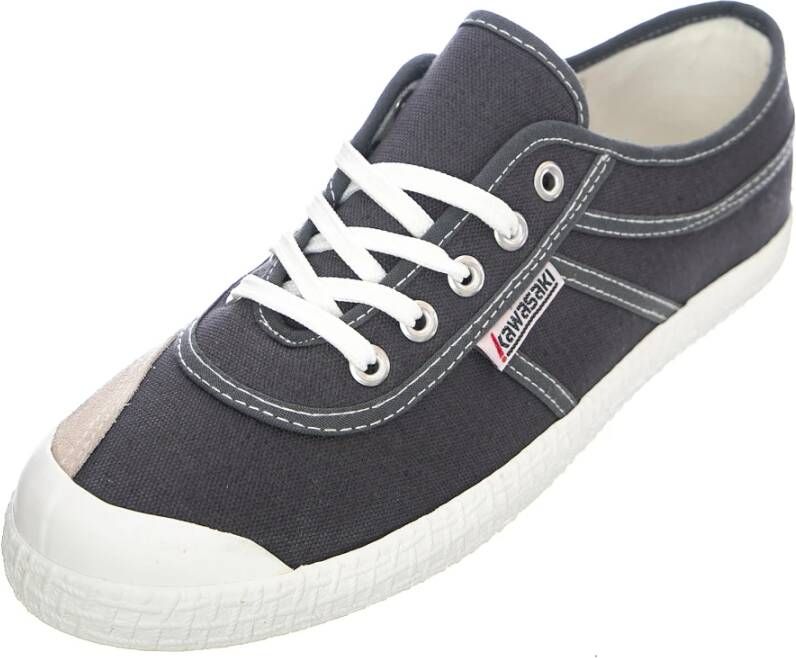 Kawasaki Lage sneakers met vetersluiting in grijs Gray Heren