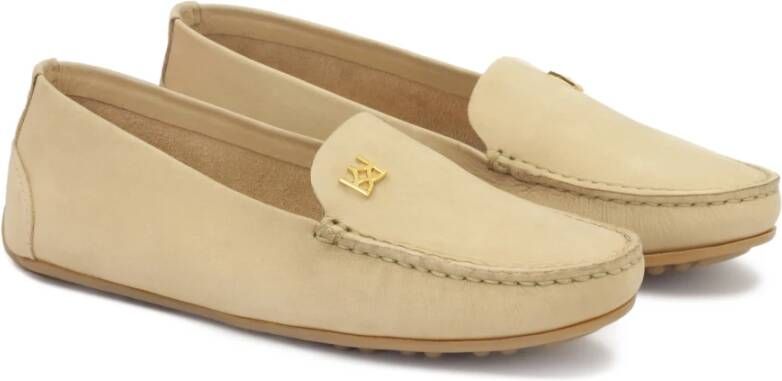 Kazar Beige casual nubuck mocassins Beige Dames