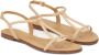 Kazar Beige gekleurde sandalen versierd met gevlochten band Beige Dames - Thumbnail 2