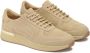 Kazar Beige geperforeerde suède sneakers Beige Dames - Thumbnail 3