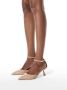 Kazar Studio Semi-open pumps in beige korrelleer Beige Dames - Thumbnail 12