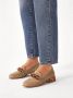 Kazar Beige halfschoenen met ketting op een originele hak Beige Dames - Thumbnail 4