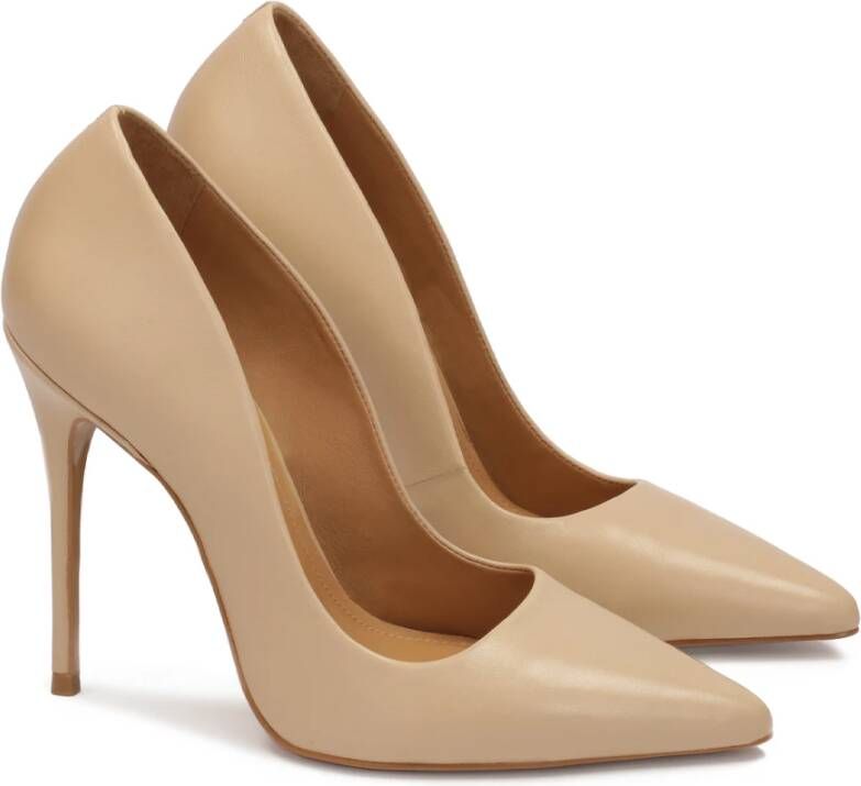 Kazar Beige klassieke leren pumps Beige Dames