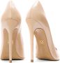 Kazar Beige Lakleren Pumps Beige Dames - Thumbnail 7