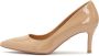 Kazar Versatile beige patent leather pumps - Thumbnail 6