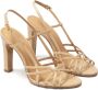 Kazar Beige open teen hoge hak sandalen Beige Dames - Thumbnail 2