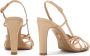 Kazar Beige open teen hoge hak sandalen Beige Dames - Thumbnail 6