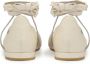 Kazar Studio Beige pumps met binding rond de enkel Beige Dames - Thumbnail 3