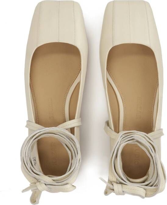 Kazar Beige pumps met binding rond de enkel Beige Dames