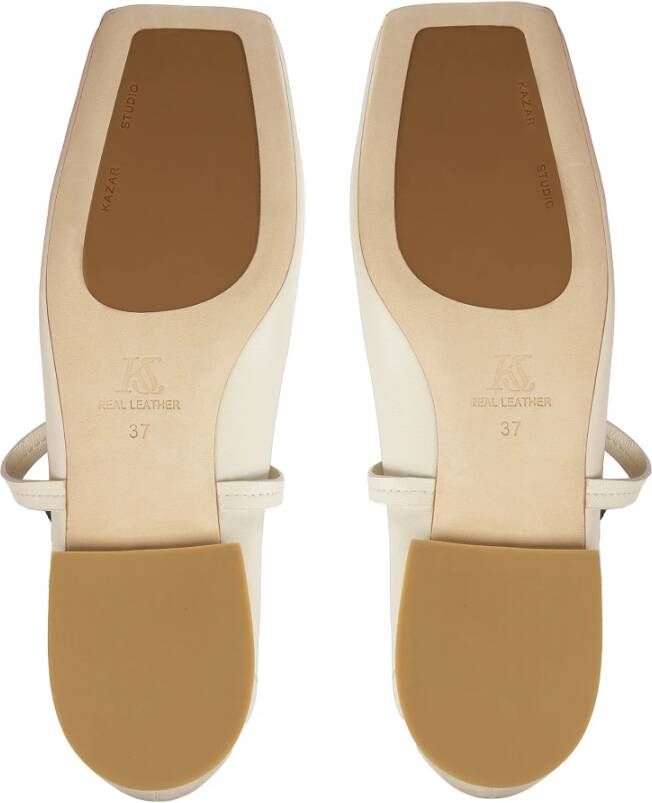 Kazar Beige pumps met binding rond de enkel Beige Dames