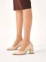 Kazar Beige pumps met comfortabele voering Beige Dames - Thumbnail 4