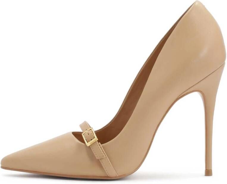 Kazar Beige pumps met decoratie op de neus Beige Dames