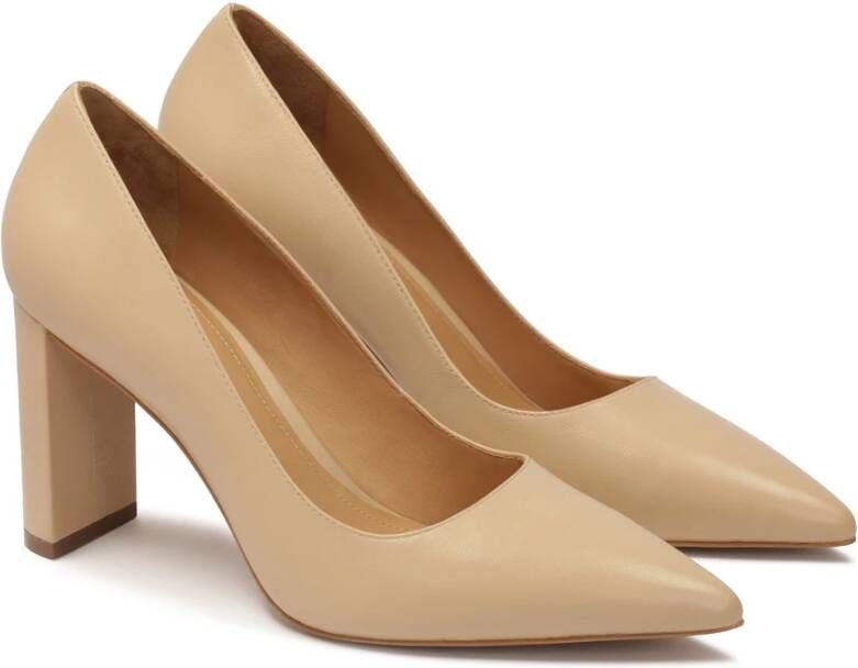 Kazar Beige pumps op een smalle paal Beige Dames