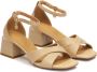 Kazar Beige sandalen met brede hak en volledige hak Beige Dames - Thumbnail 2