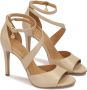 Kazar Beige sandalen met een diagonale band Beige Dames - Thumbnail 2