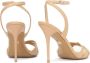 Kazar Beige sandalen met een hoge slanke hak Beige Dames - Thumbnail 6