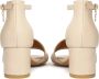 Kazar Beige sandalen op een brede hak Beige Dames - Thumbnail 4