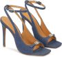 Kazar Blauwe Denim Hakken Sandalen Blue Dames - Thumbnail 3