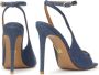 Kazar Blauwe Denim Hakken Sandalen Blue Dames - Thumbnail 7