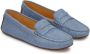 Kazar Blauwe denim stof mocassins Blue Dames - Thumbnail 3