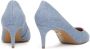 Kazar Blauwe denim stoffen pumps Blue Dames - Thumbnail 6