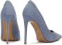 Kazar Blauwe denim stoffen pumps Blue Dames - Thumbnail 6