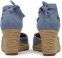 Kazar Blauwe Geknoopte Espadrille Plateau Sandalen Blue Dames - Thumbnail 6