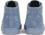 Kazar Blauwe hoge sneakers versierd met monogrammen Blue Heren - Thumbnail 5