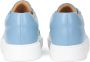 Kazar Studio Baskets pour femmes en cuir bleu avec semelle blanche - Thumbnail 5