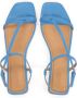 Kazar Blauwe sandalen met graanleren banden Blue Dames - Thumbnail 4