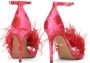 Kazar Bloemenroze sandalen versierd met veren Pink Dames - Thumbnail 6