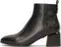 Kazar Booties versierd met reliëfpatroon Black Dames - Thumbnail 7