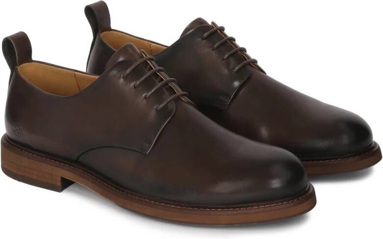 Kazar Bruin lederen halfschoenen Brown Heren